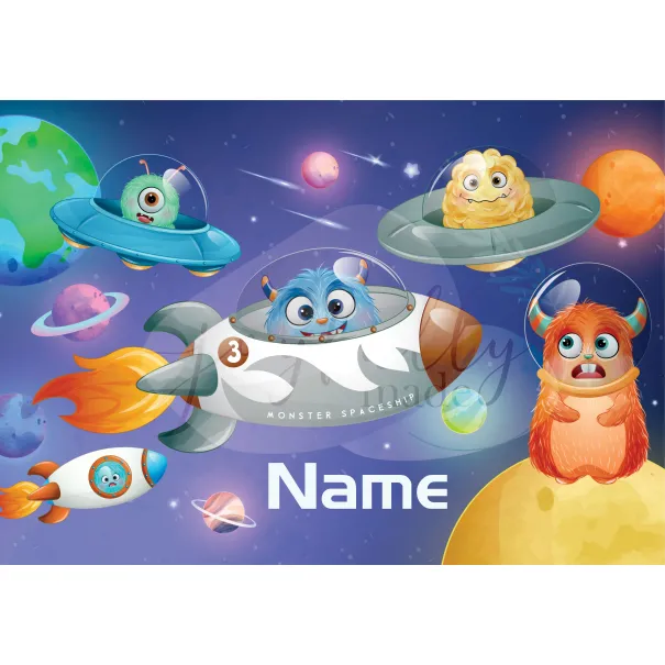 Kids Space Monster A4 Puzzle - 120 Piece Product Image
