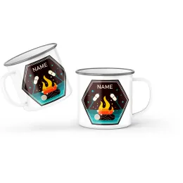 Fire Metal Personalised  Mug Product Images