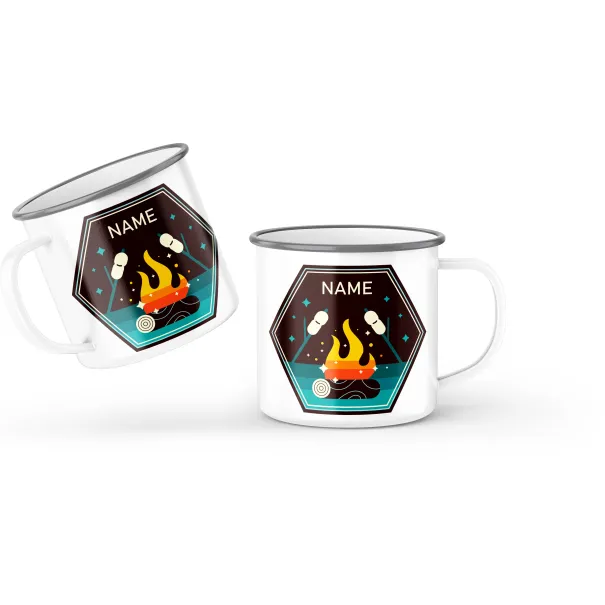 Fire Metal Personalised  Mug Product Image