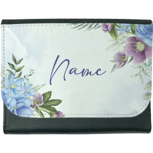 Purple & Blue Floral Wallet Product Images
