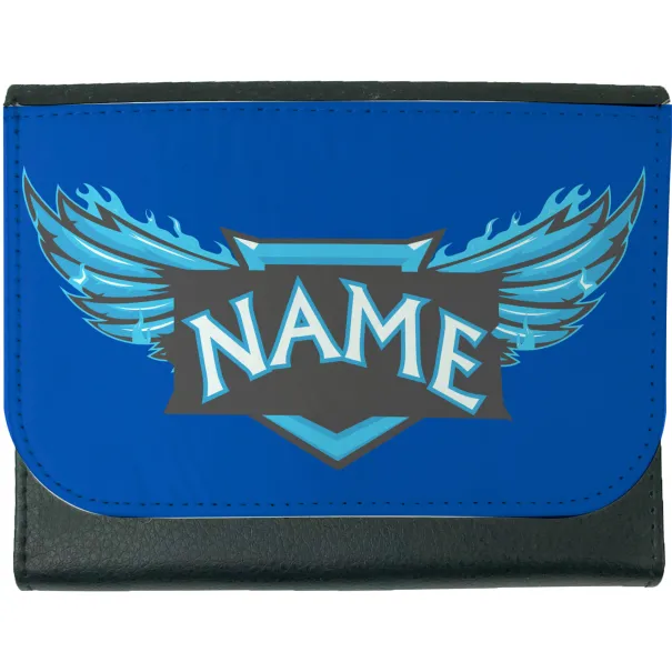 Blue Sport Wing Emblem Wallet Product Image