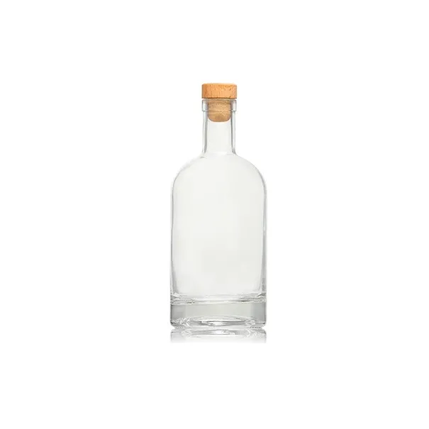 200ml Round Bottle With Wood Lid Product Image