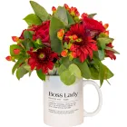 Red Flowers In A Personalised Mug Product Thumbnail