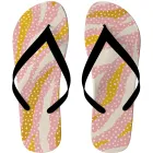 Pink & Yellow Sea Grass Flip Flops Product Thumbnail