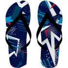 Blue & Red Design Flip Flops Product Thumbnail
