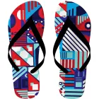 Red And Blue Design Flip Flops Product Thumbnail