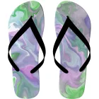 Green & Purple Design Flip Flops Product Thumbnail