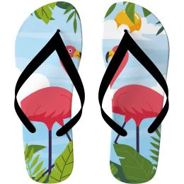 Flamingo Summer Flip Flops Product Images