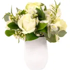 White flower Arrangement In Tumbler Product Thumbnail