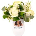 White flower Arrangement In Tumbler Product Thumbnail