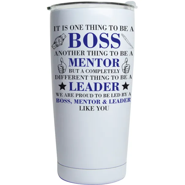 Boss, Mentor, Leader Large Tumbler Product Image