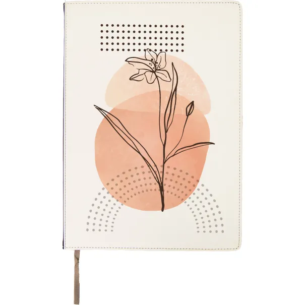 A5 Orange Line Flower Notebook Product Image