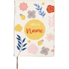 A5 Hello Floral Personalised Notebook Product Thumbnail